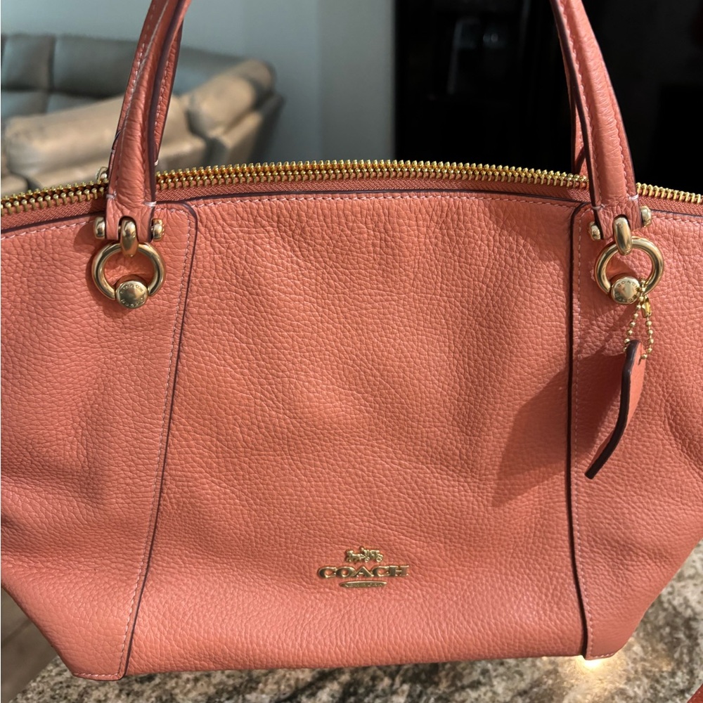 Coach Coral Leather Satchel